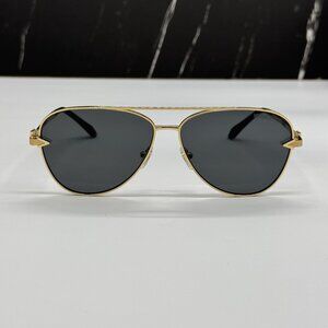 NEW VERSACE VE2283 1002/87 GOLD GREY UNISEX  SUNGLASSES VERSACE VE2283 100287